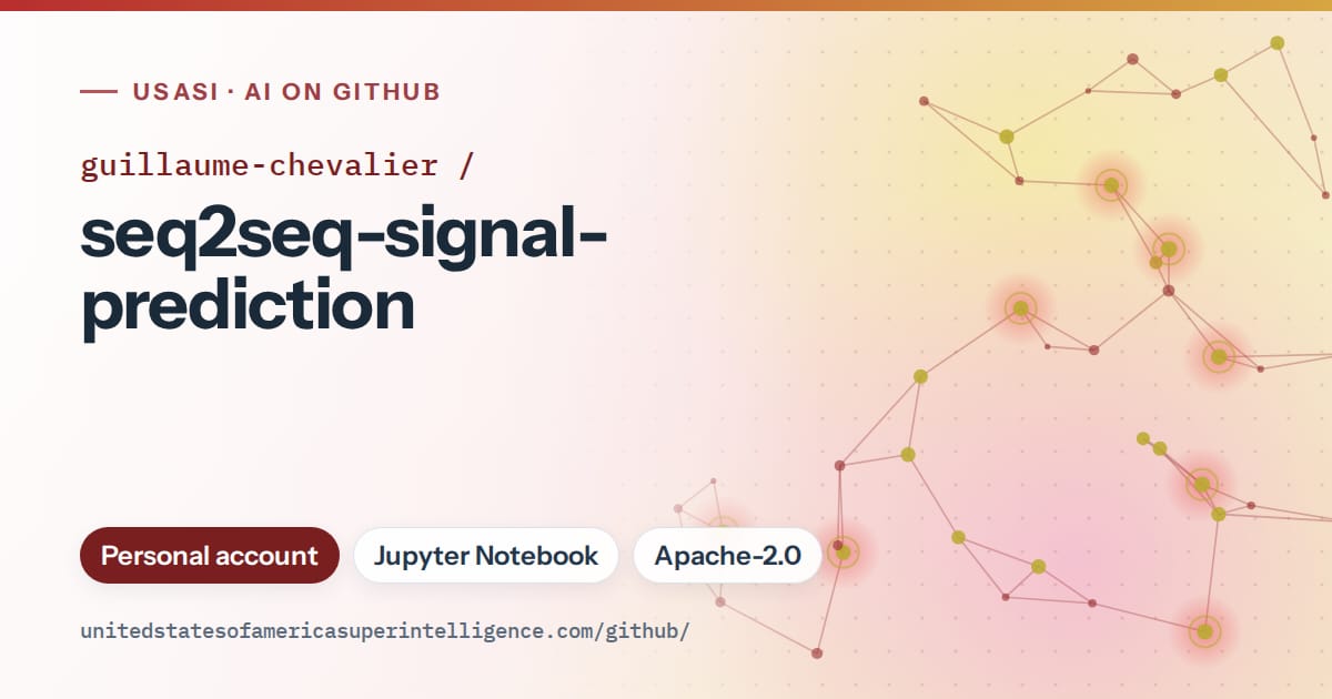 Generated red constellation network artwork for guillaume-chevalier/seq2seq-signal-prediction, labeled USASI · AI on GitHub, with Personal account · Jupyter Notebook · Apache-2.0.