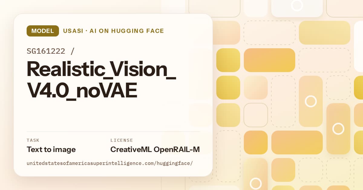 Generated gold tile-mosaic artwork for the model SG161222/Realistic_Vision_V4.0_noVAE, labeled USASI · AI on Hugging Face, with Task: Text to image · License: CreativeML OpenRAIL-M.