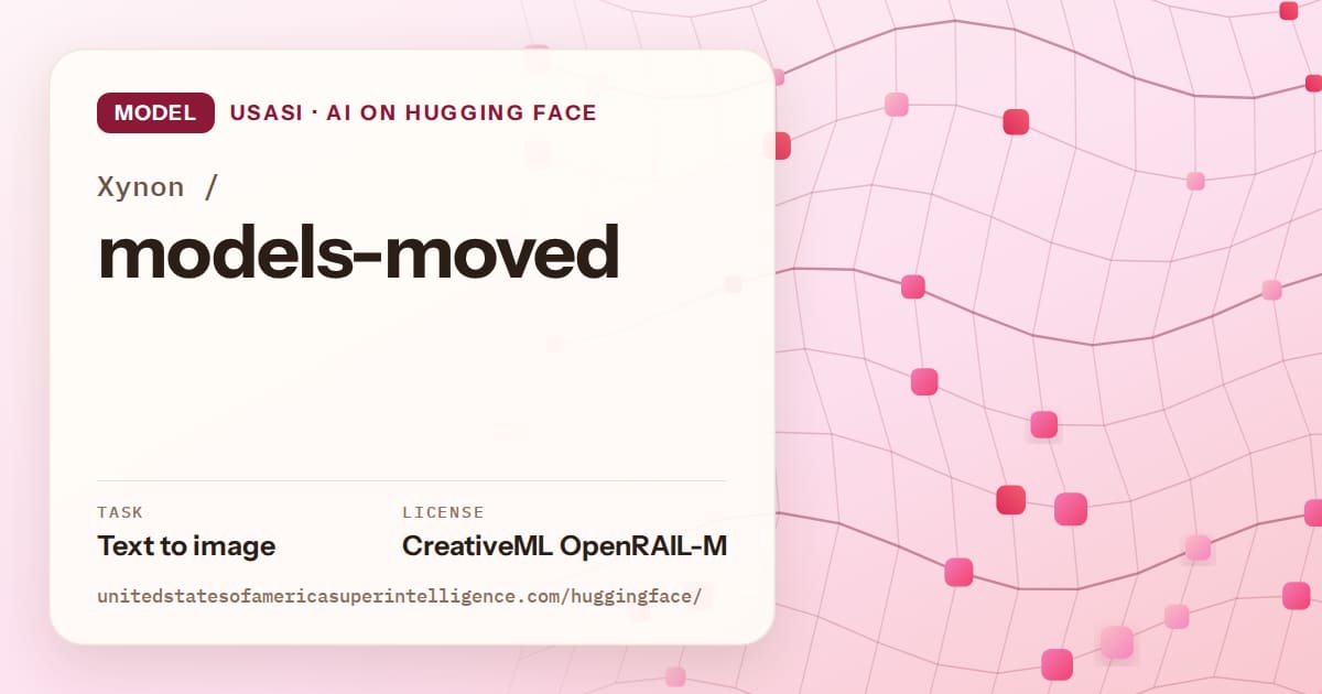 Generated rose wave-lattice artwork for the model Xynon/models-moved, labeled USASI · AI on Hugging Face, with Task: Text to image · License: CreativeML OpenRAIL-M.